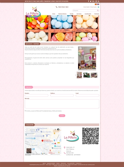 Desarrollo de un tienda online para La Piñata (Valencia)