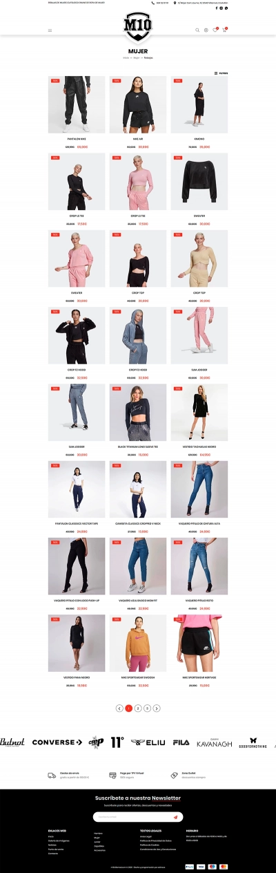 Desarrollo de la tienda online a medida M10 Villarreal