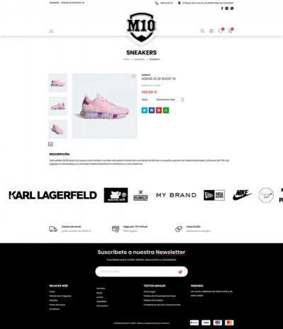 Desarrollo de la tienda online a medida M10 Villarreal