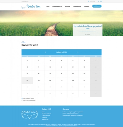 Diseño web para sitio corporativo de Héctor Tena