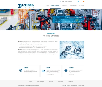 Web corporativa para Enkross