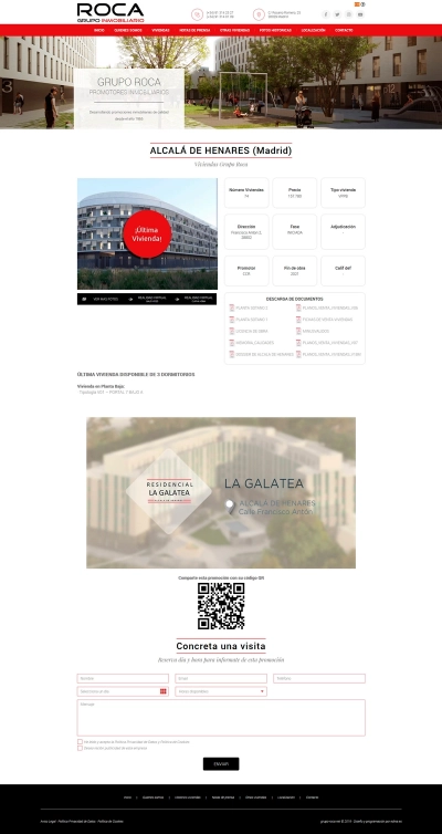 Web corporativa para Grupo Roca