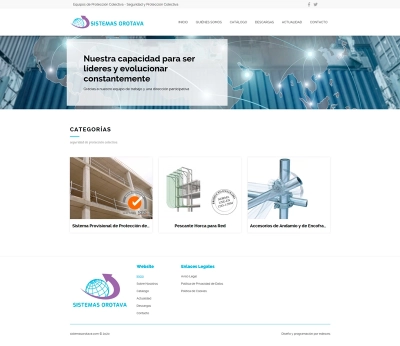 Web corporativa para Sistemas Orotava