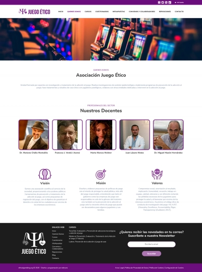 Web a medida para universidad de Valencia