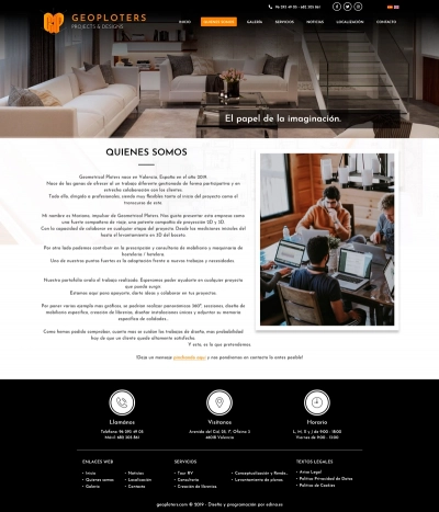 Páginas web para Valencia Geometrical Ploters