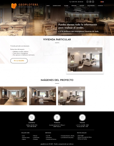 Páginas web para Valencia Geometrical Ploters