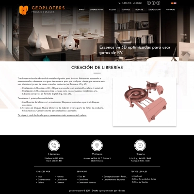 Páginas web para Valencia Geometrical Ploters