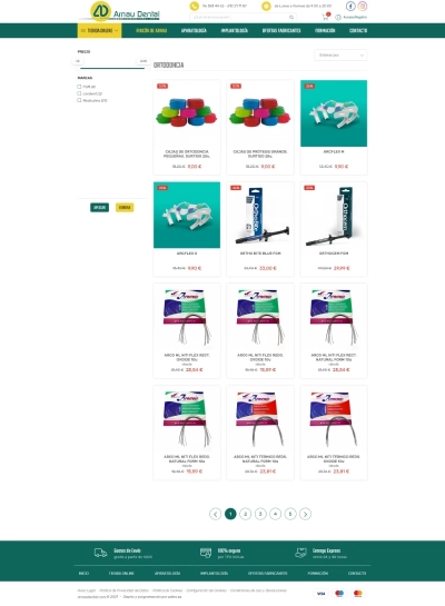 Tienda online para Arnau Dental
