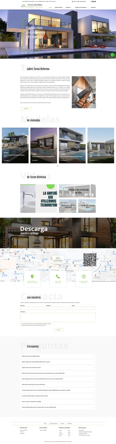 Desarrollo web para Tecnoreforma
