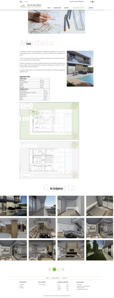 Desarrollo web para Tecnoreforma