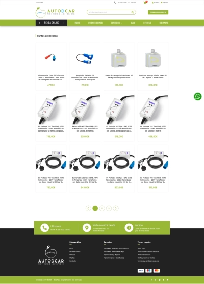 Diseño de tienda online Puntosrecargavalencia