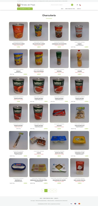 Desarrollo web para fruteria online Frutas