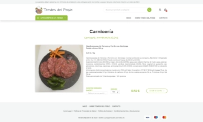Desarrollo web para fruteria online Frutas