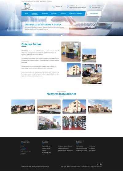 Diseño de pagina web corporativa Diselcom