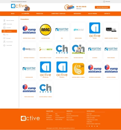 Intranet corporativa para Active Seguros