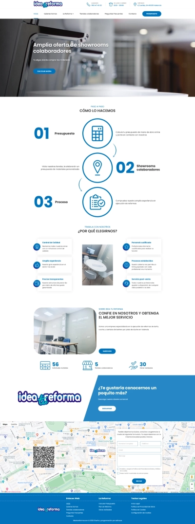 Web corporativa para Idea tu Reforma