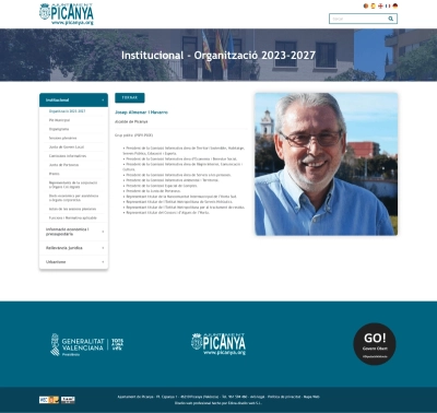 Portal de transparència de ayuntamiento de Picanya