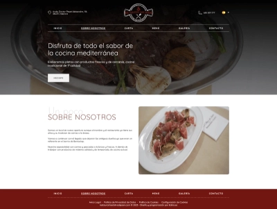 Web Corporativa para el Restaurante El Olivo de Jaén