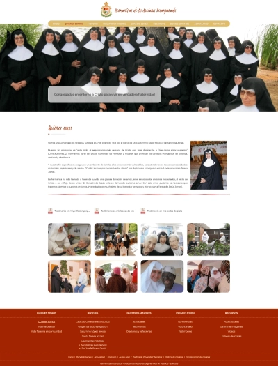 Diseño Web para la Congregación Hermanitas