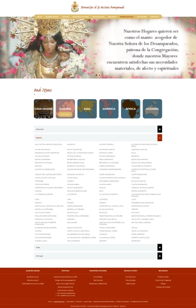 Diseño Web para la Congregación Hermanitas