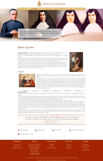 Diseño Web para la Congregación Hermanitas
