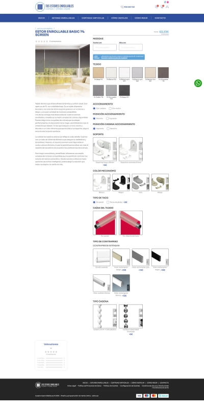 Tienda Online de Tus Estores Enrollables