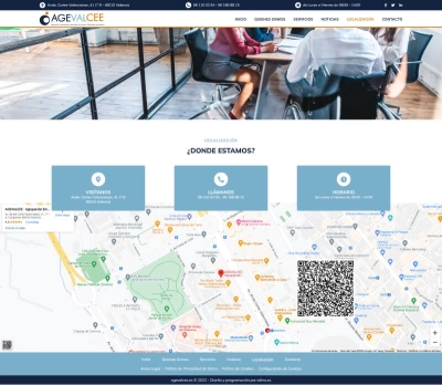 Diseño web para la agrupación AGEVALCEE