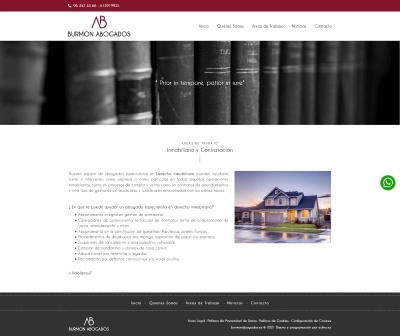 Web para Burmon Abogados