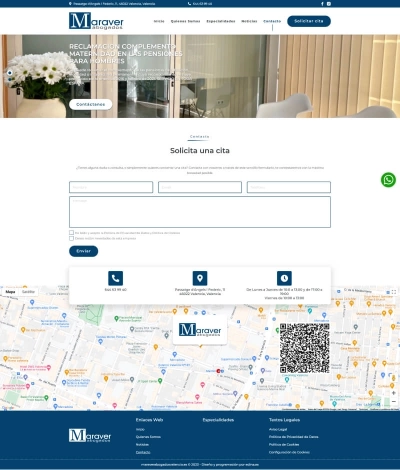 Página Corporativa para Maraver Abogados
