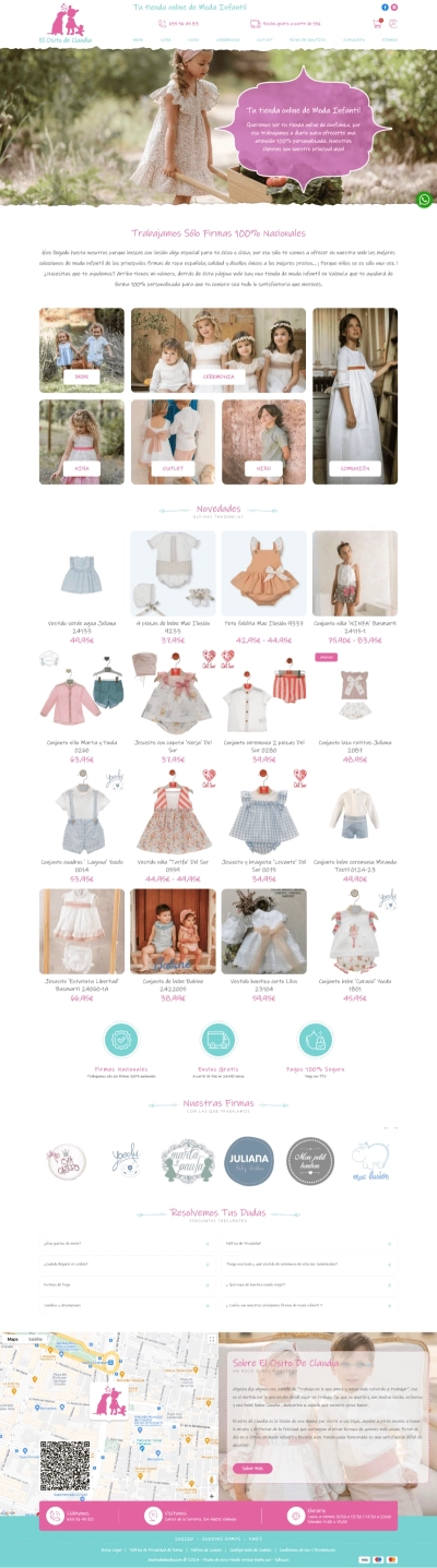 Moda online infantil de El Osito de Claudia