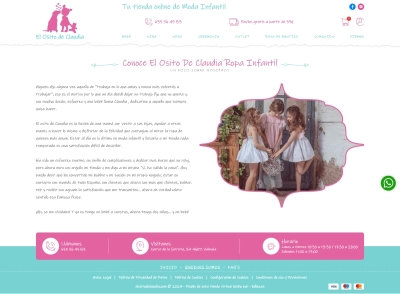 Moda online infantil de El Osito de Claudia