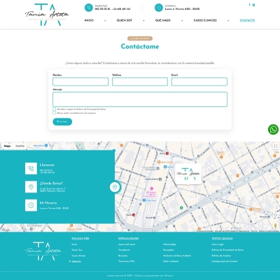 Diseño Web para Clínica Dental Tania Arteta
