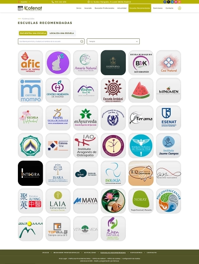 Desarrollo web a medida para Cofenat