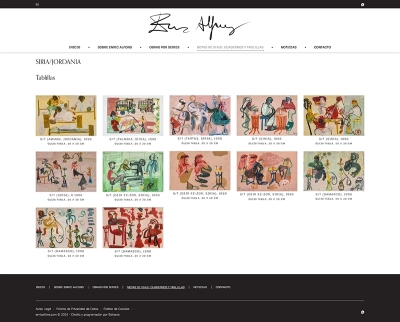 Desarrollo página web Enric Alfons