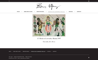 Desarrollo página web Enric Alfons