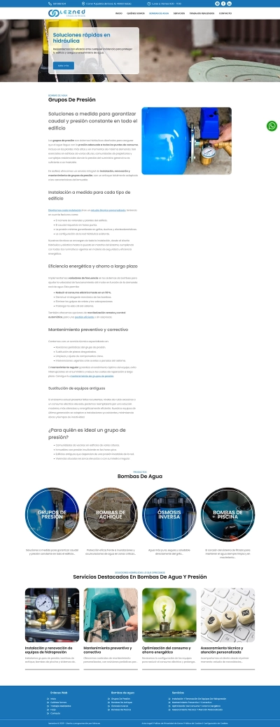 Sitio Web Corporativo LezNed