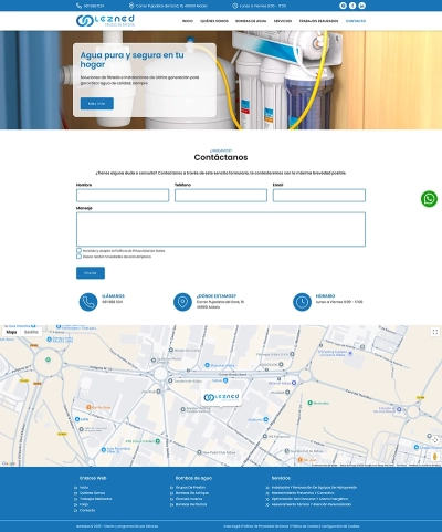 Sitio Web Corporativo LezNed