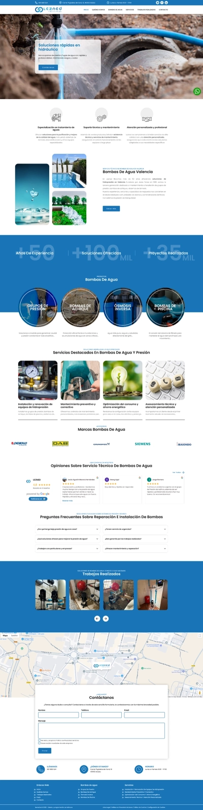 Sitio Web Corporativo LezNed