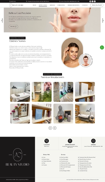 Desarrollo Web AC Beauty Studios