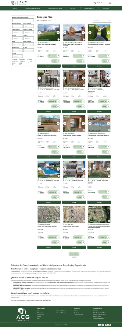 Diseño Web ACG Inversiones