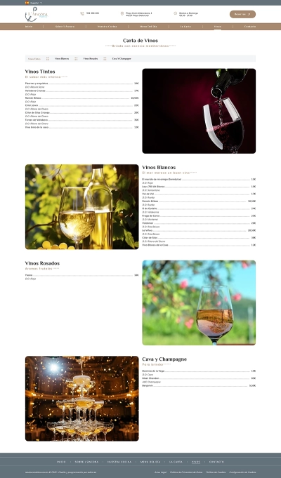 Proyecto web para el Restaurante L’ Àncora