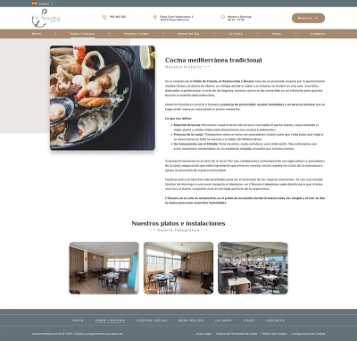 Proyecto web para el Restaurante L’ Àncora