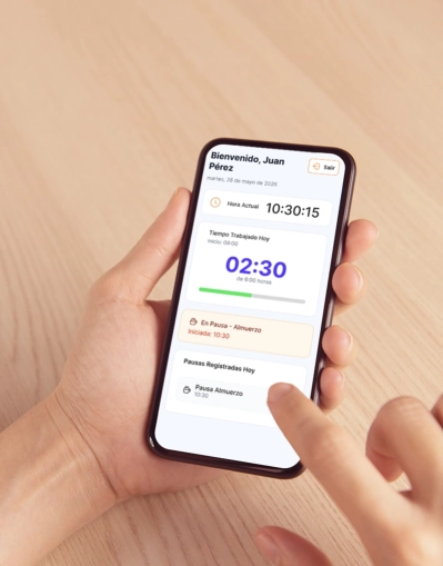 Aplicación de control horario implementada para una empresa de taxis