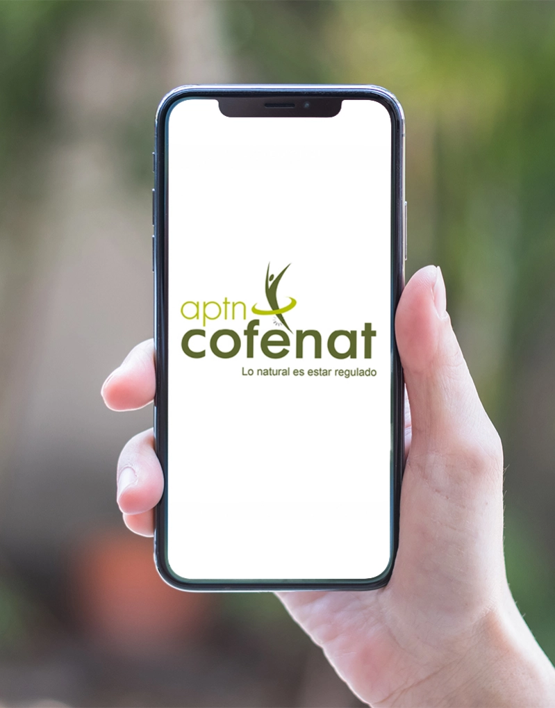 Captura de pantalla de la aplicación desarrollada para Cofenat