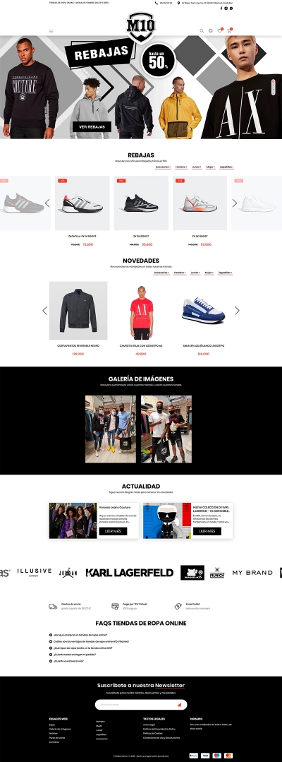 Desarrollo de la tienda online a medida M10 Villarreal