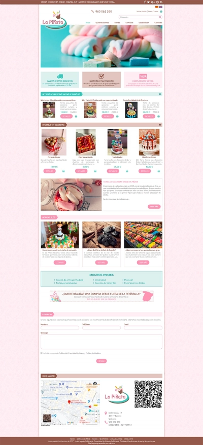 Desarrollo de un tienda online para La Piñata (Valencia)
