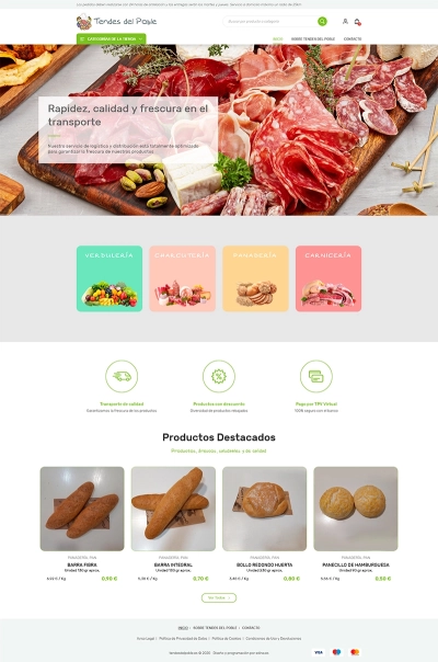 diseño de página web para fruteria online Frutas