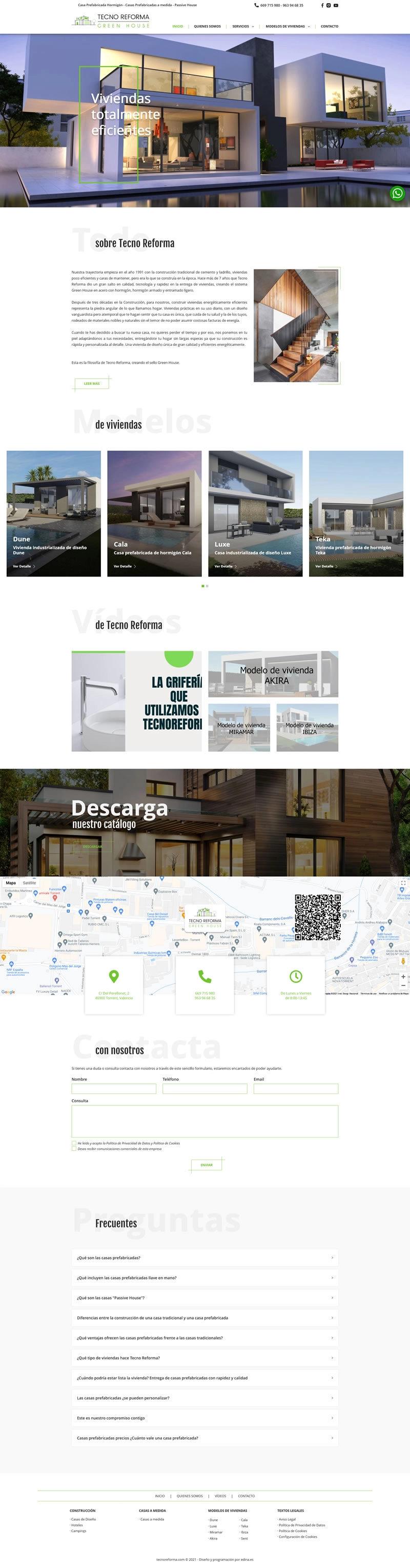 Desarrollo web para Tecnoreforma
