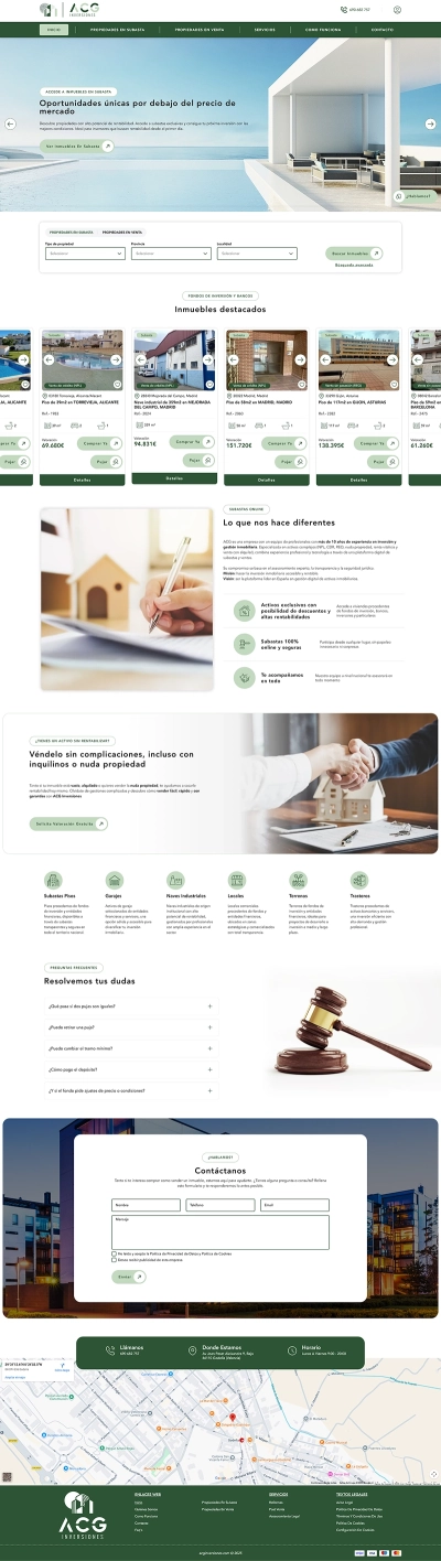 Diseño Web ACG Inversiones