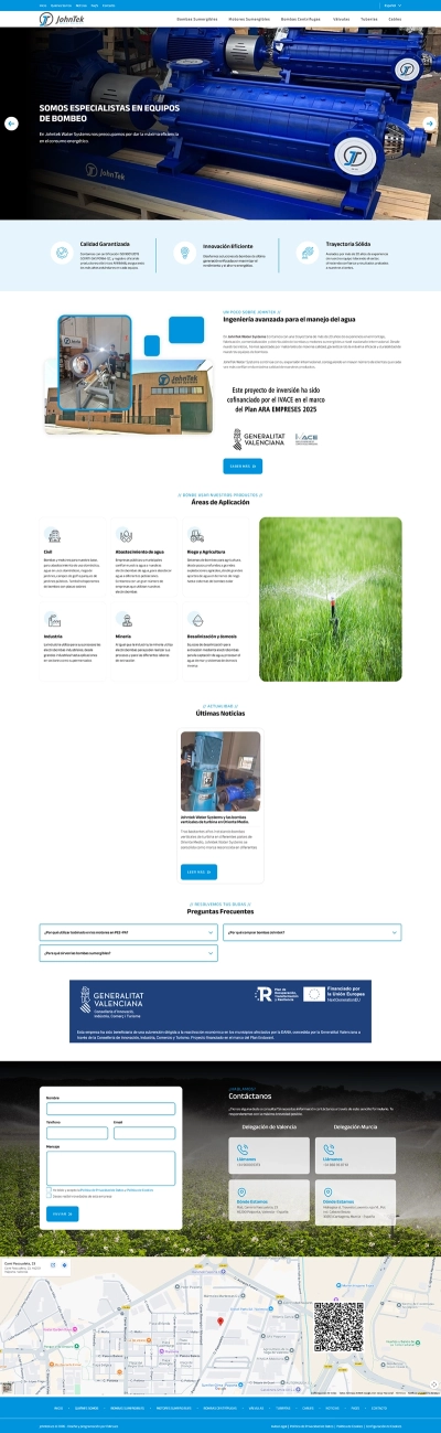 Diseño web corporativo Jonhtek